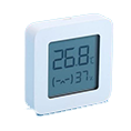 Xiaomi Mijia LYWSD03MMC Bluetooth 4.2 Household Thermometer Hygrometer Second Generation Wireless Smart Electric Digital Display Intelligent Linkage Baby Mode Work with Mijia APP - White 1pc